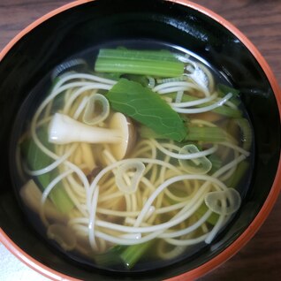 ちょっと足りない時に。そうめんのお吸い物